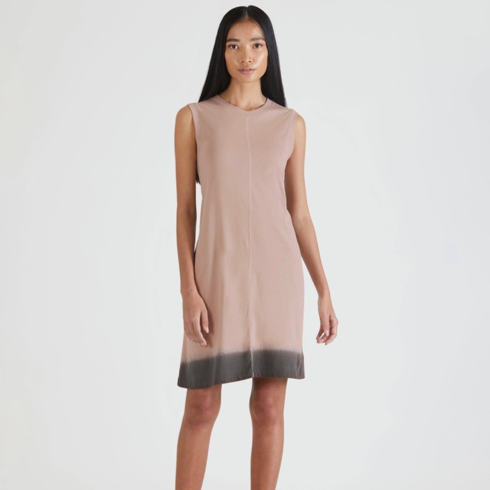 NWT ATM Anthony Thomas Melillo Dip-Dye Mini Dress in Quartz Flint (Size: Medium)